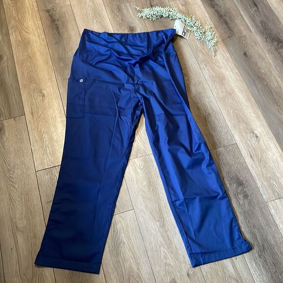 NWT! WonderWink Women's Wonderwork Maternity Pant 2XL Navy - Picture 6 of 10